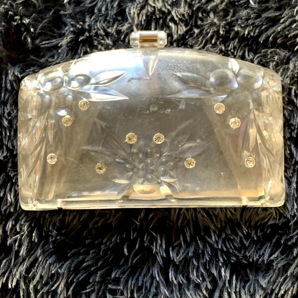 Vintage Lucite Clutch